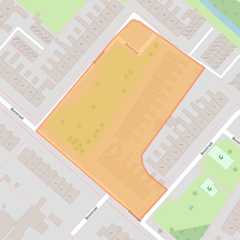 Kaart van postcodegebied 2153AR.