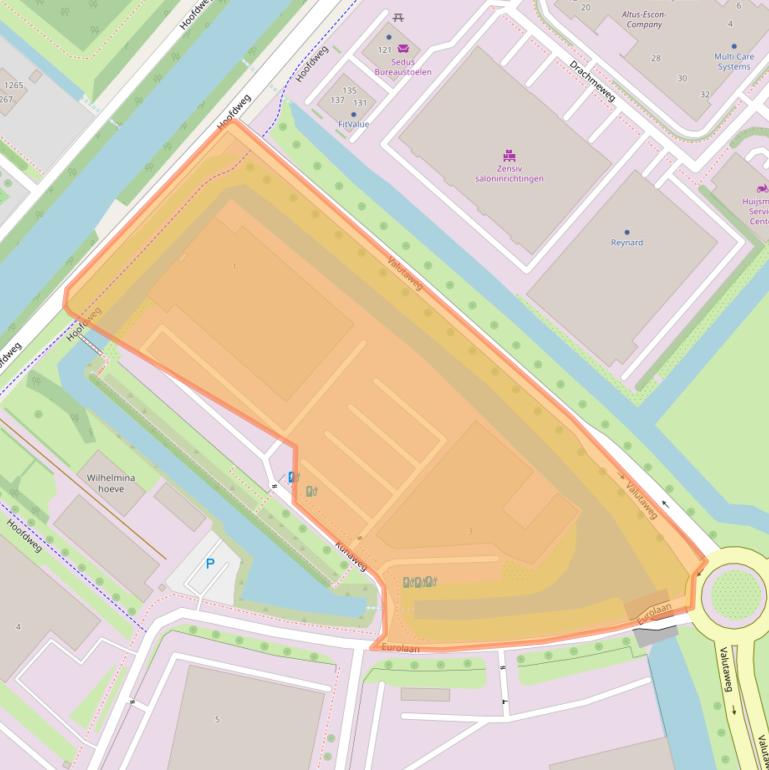 Kaart van postcodegebied 2153NC.