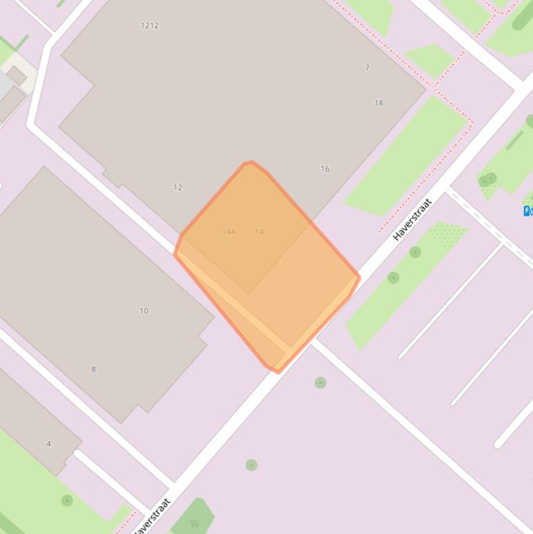 Kaart van postcodegebied 2153SB.