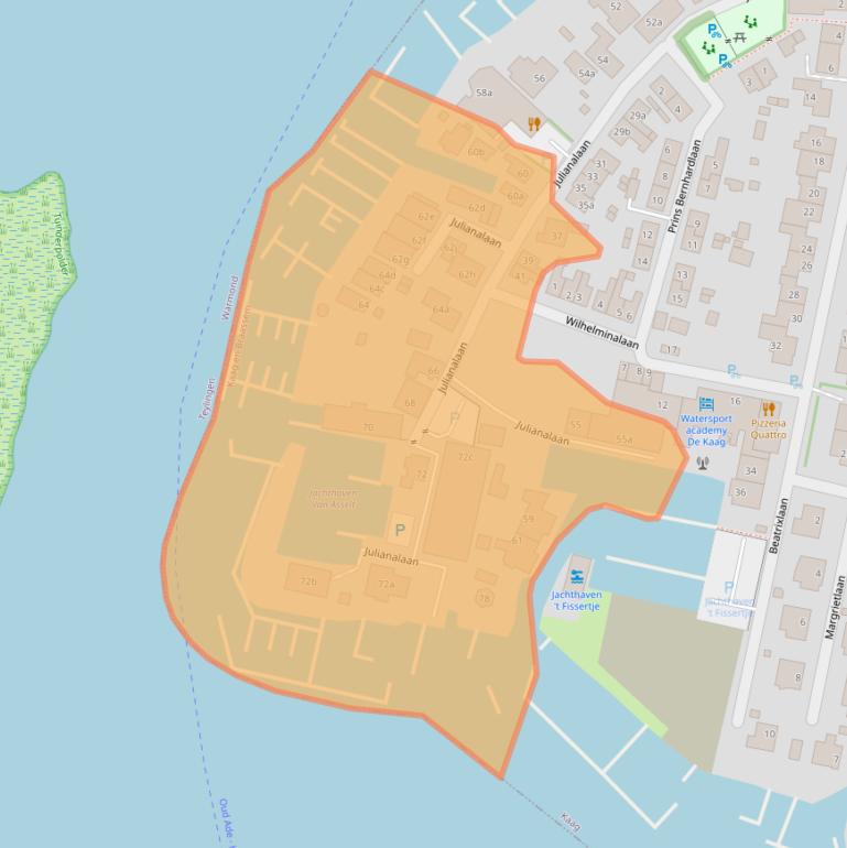 Kaart van postcodegebied 2159LD.