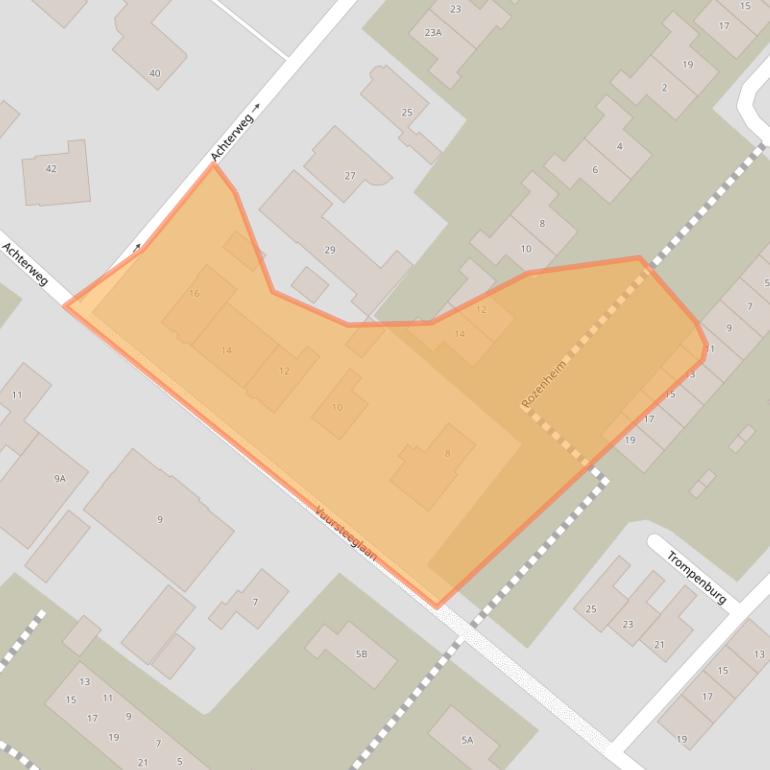 Kaart van postcodegebied 2161GE.