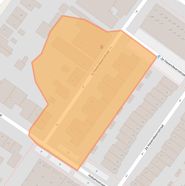 Kaart van postcodegebied 2161HG.