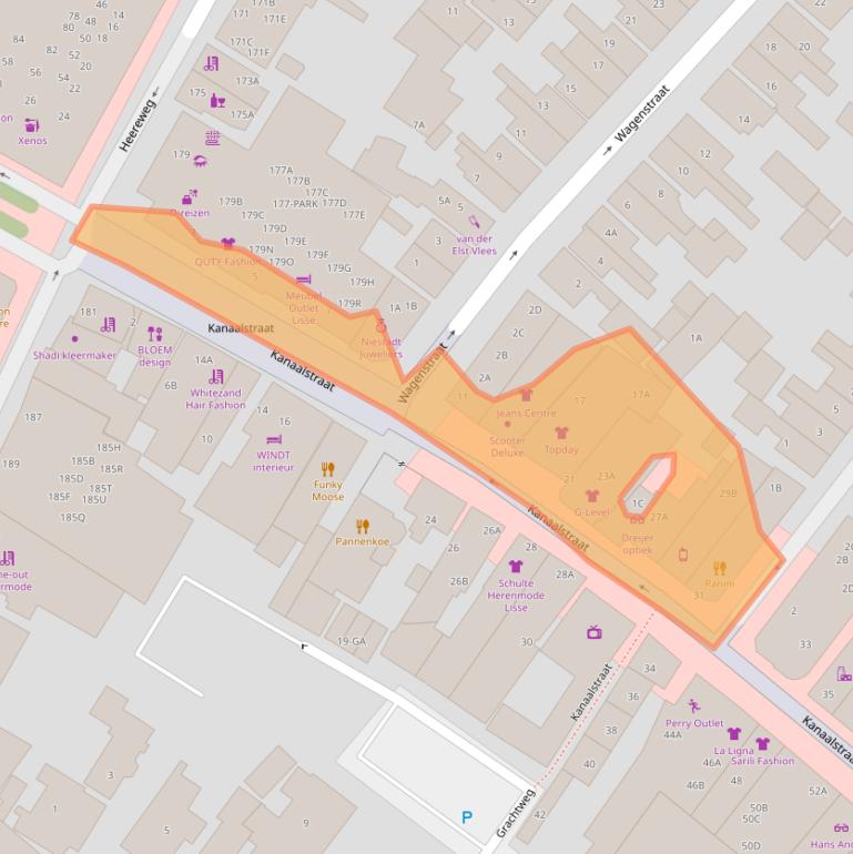 Kaart van postcodegebied 2161JA.