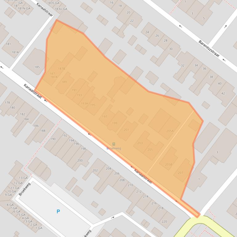 Kaart van postcodegebied 2161JH.