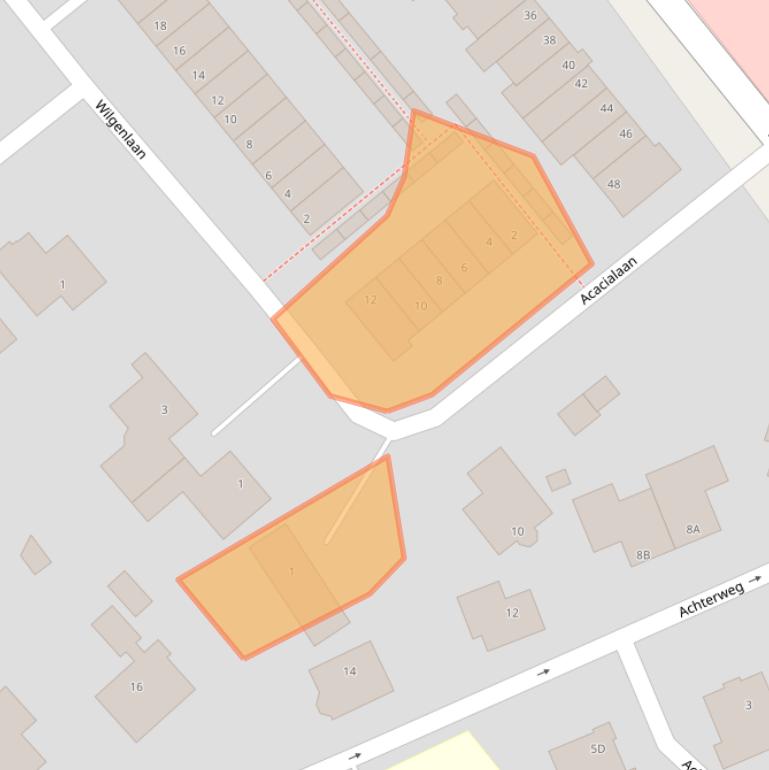 Kaart van postcodegebied 2161MK.