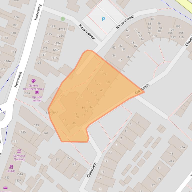 Kaart van postcodegebied 2161RK.