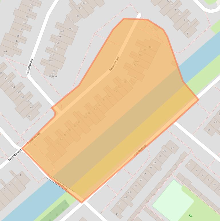 Kaart van postcodegebied 2162GN.