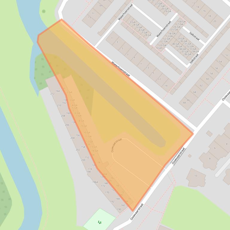 Kaart van postcodegebied 2162XT.