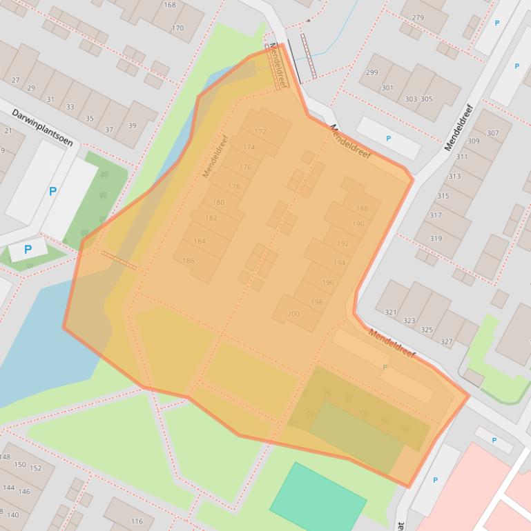 Kaart van postcodegebied 2163KR.