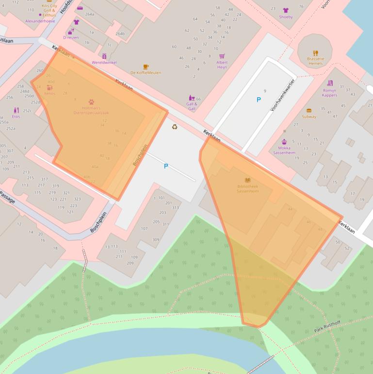 Kaart van postcodegebied 2171GC.