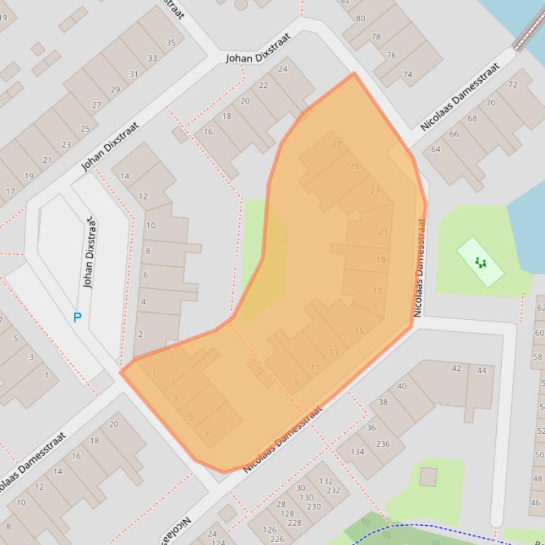 Kaart van postcodegebied 2171KA.