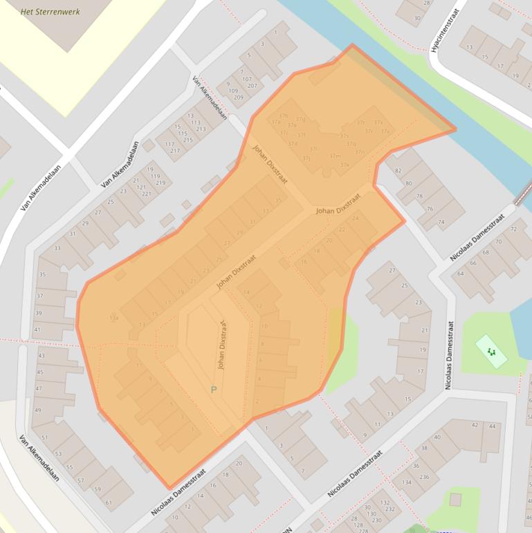 Kaart van postcodegebied 2171KG.