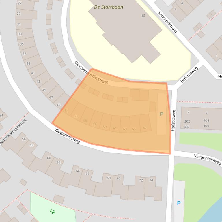 Kaart van postcodegebied 2171PD.