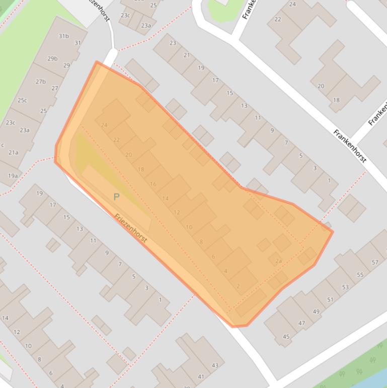 Kaart van postcodegebied 2171VJ.