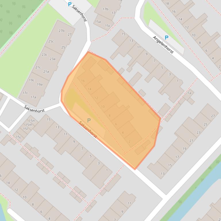 Kaart van postcodegebied 2171VR.