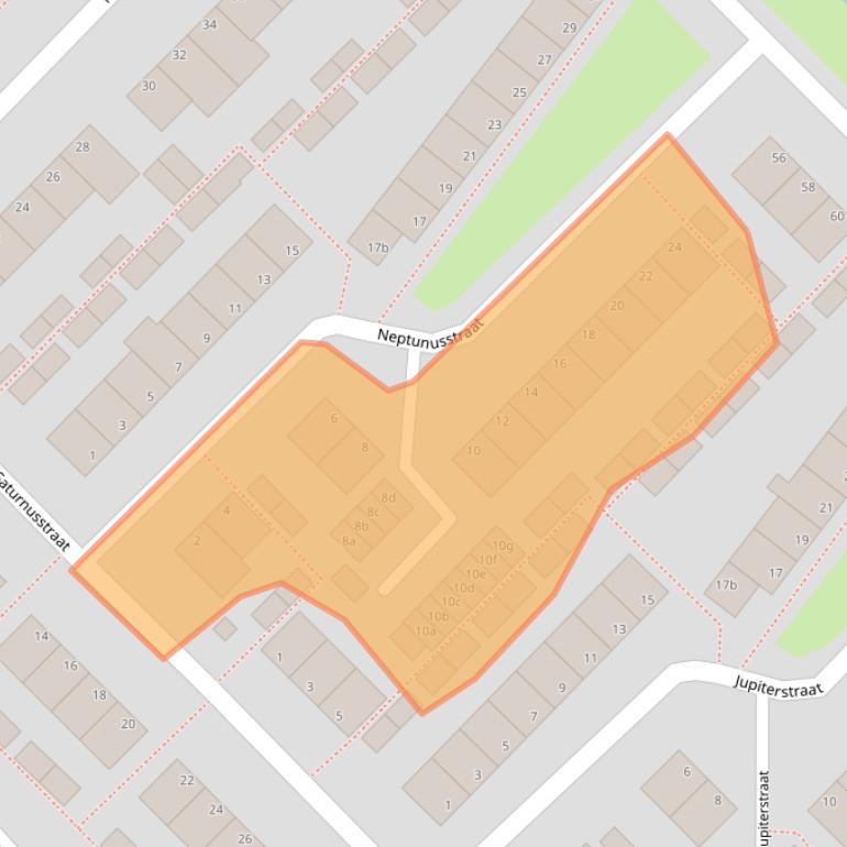 Kaart van postcodegebied 2172CK.