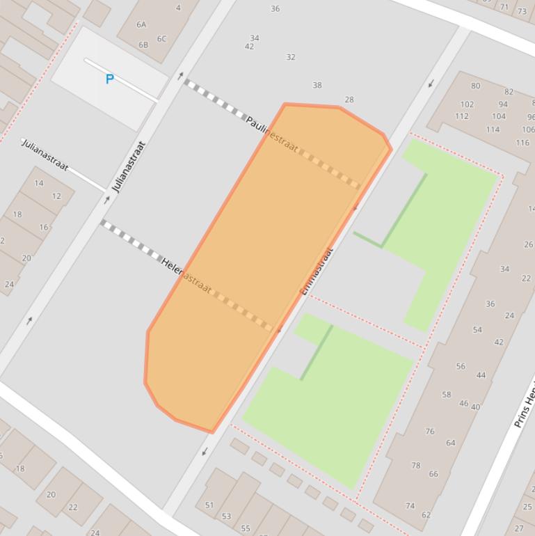 Kaart van postcodegebied 2181BG.