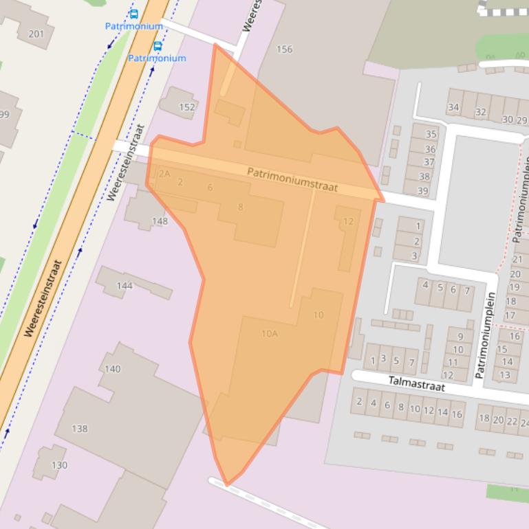 Kaart van postcodegebied 2181GG.