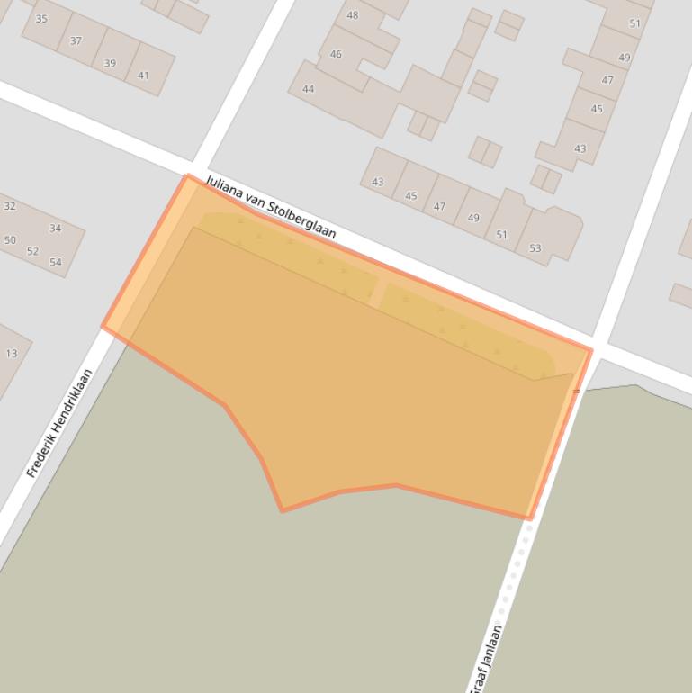 Kaart van postcodegebied 2181SX.