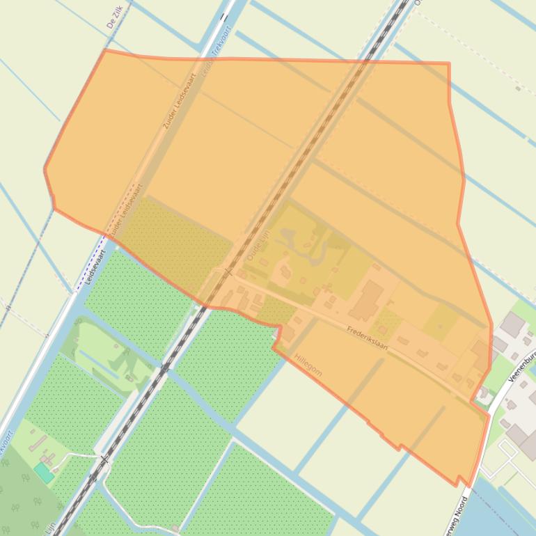 Kaart van postcodegebied 2182DD.