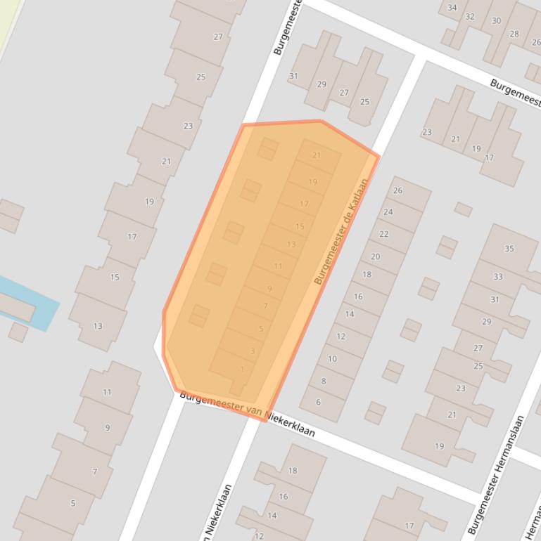 Kaart van postcodegebied 2182GH.