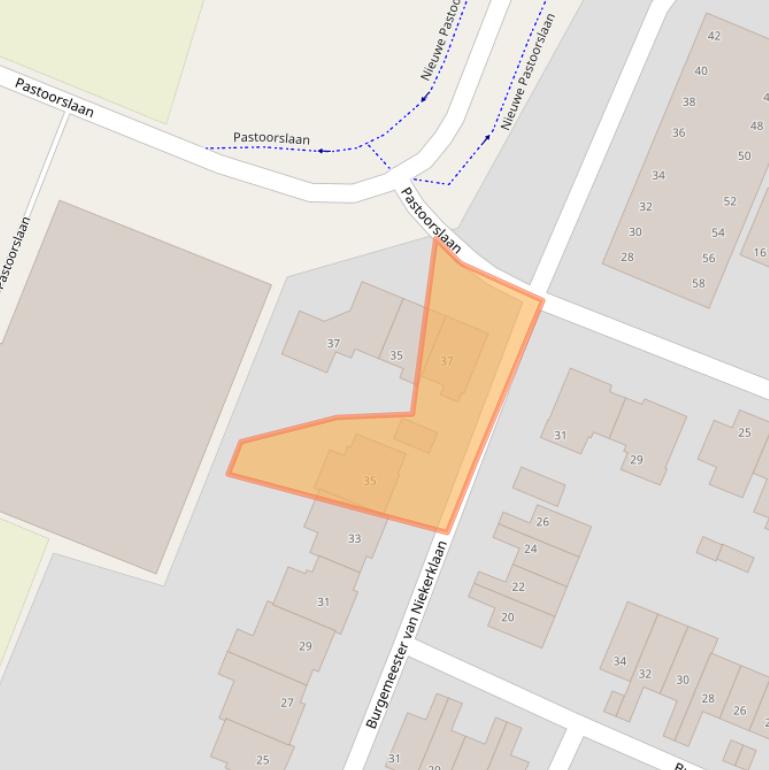 Kaart van postcodegebied 2182GL.