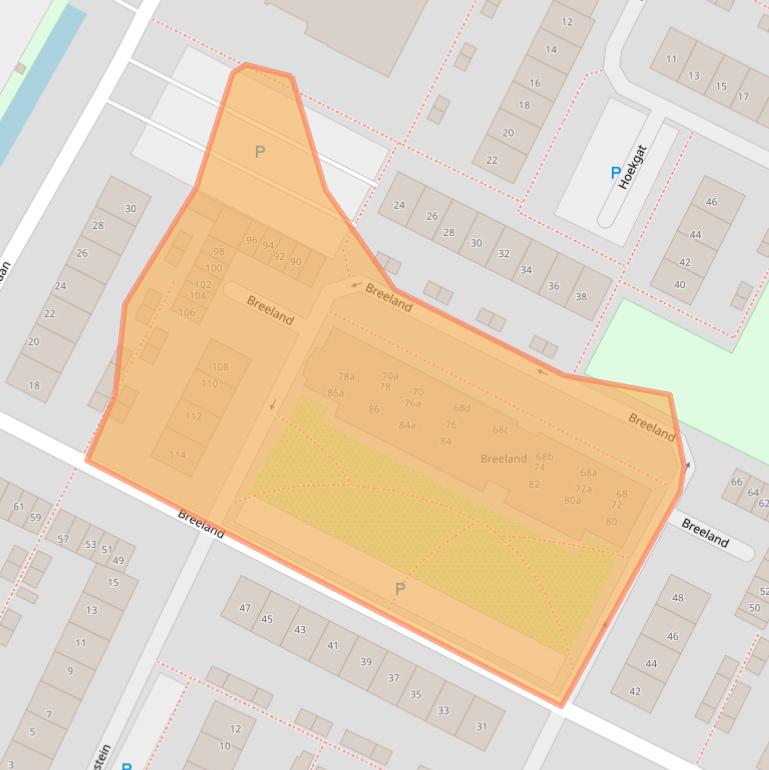 Kaart van postcodegebied 2191XC.