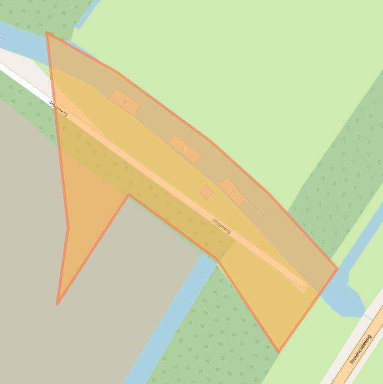 Kaart van postcodegebied 2201AM.