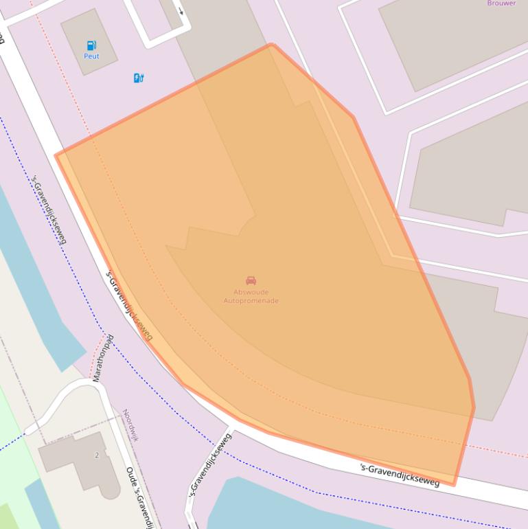 Kaart van postcodegebied 2201DH.