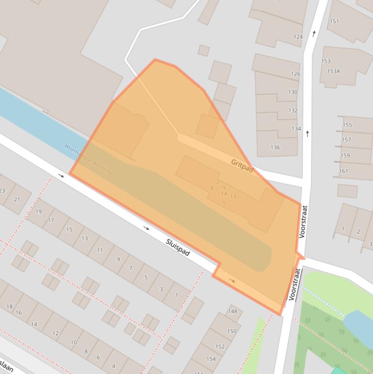 Kaart van postcodegebied 2201JL.