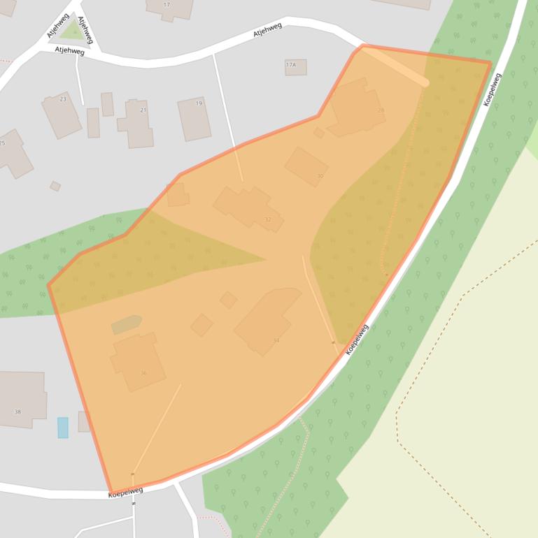 Kaart van postcodegebied 2202AL.