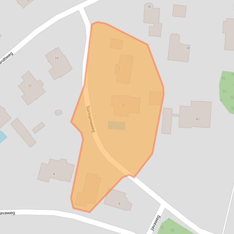 Kaart van postcodegebied 2202BB.