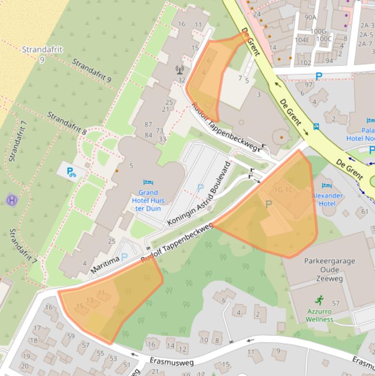 Kaart van postcodegebied 2202CD.