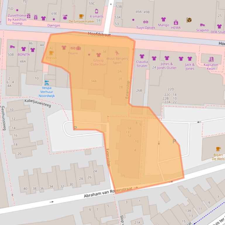 Kaart van postcodegebied 2202GC.