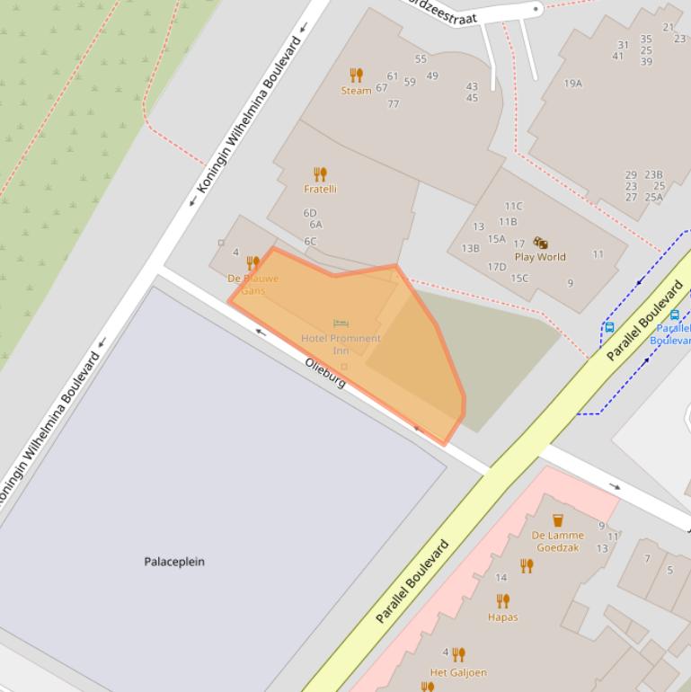 Kaart van postcodegebied 2202GE.