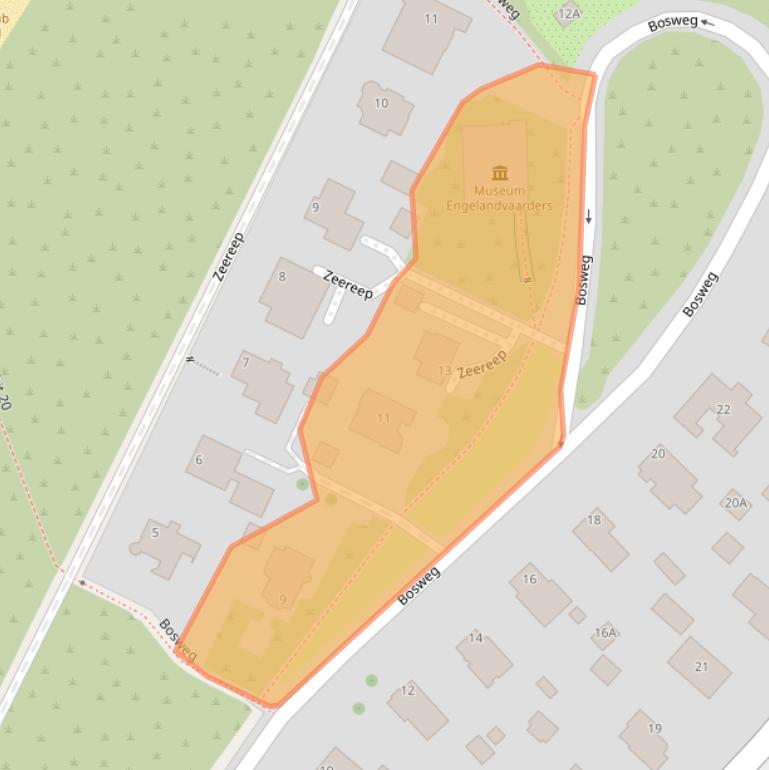 Kaart van postcodegebied 2202NX.