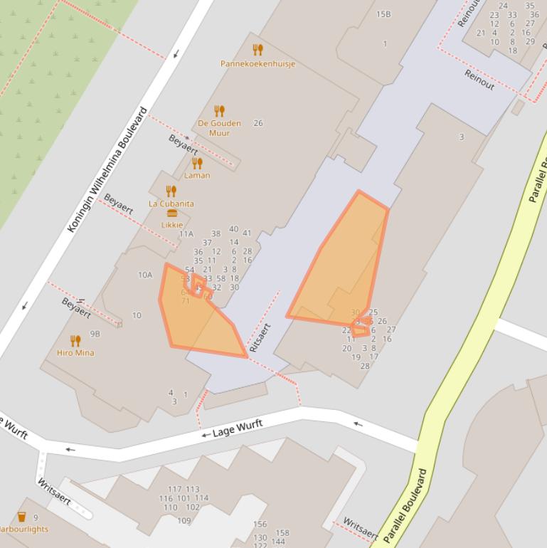 Kaart van postcodegebied 2202PP.