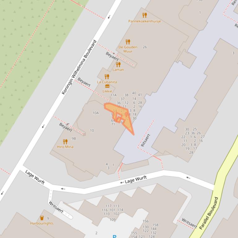 Kaart van postcodegebied 2202PR.