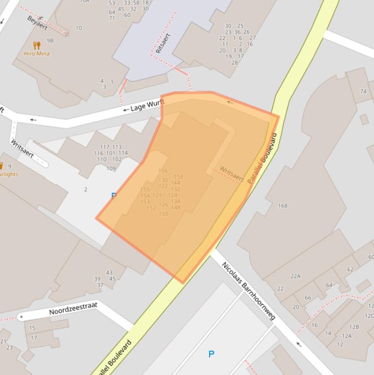 Kaart van postcodegebied 2202PV.