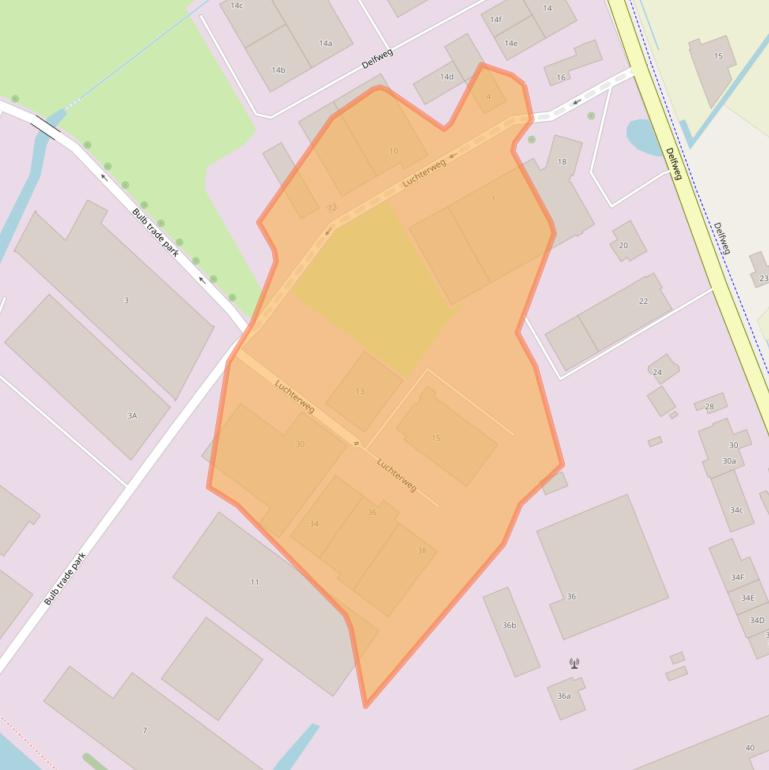 Kaart van postcodegebied 2211SZ.