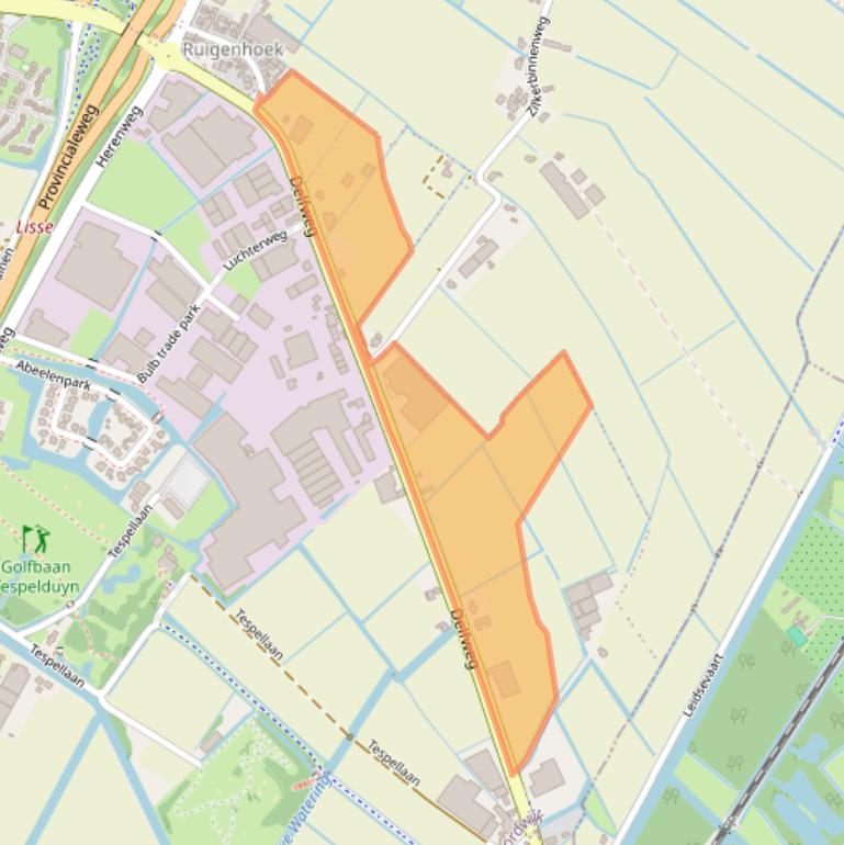 Kaart van postcodegebied 2211VK.