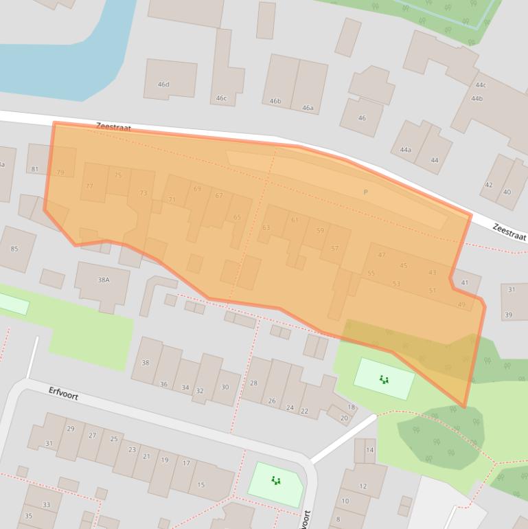 Kaart van postcodegebied 2211XC.