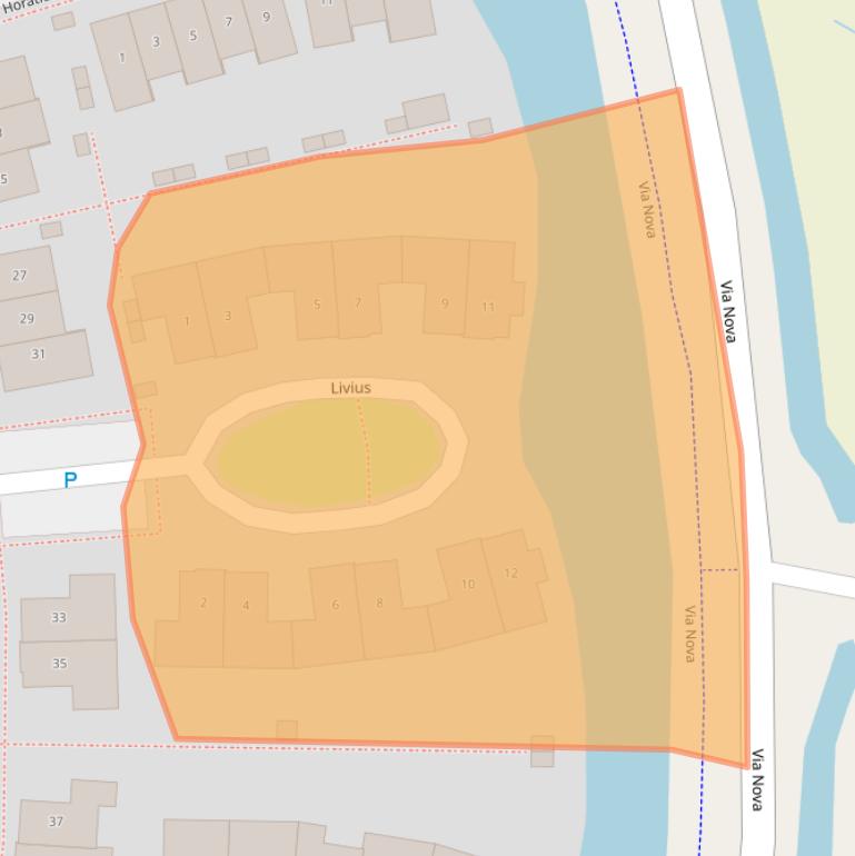 Kaart van postcodegebied 2212WB.