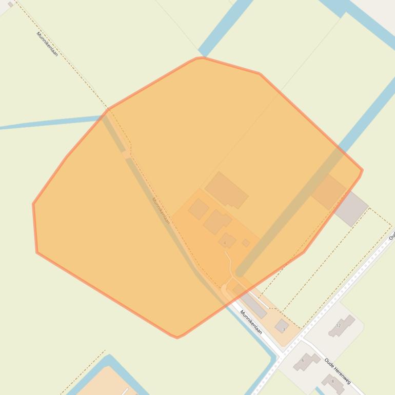 Kaart van postcodegebied 2215TR.