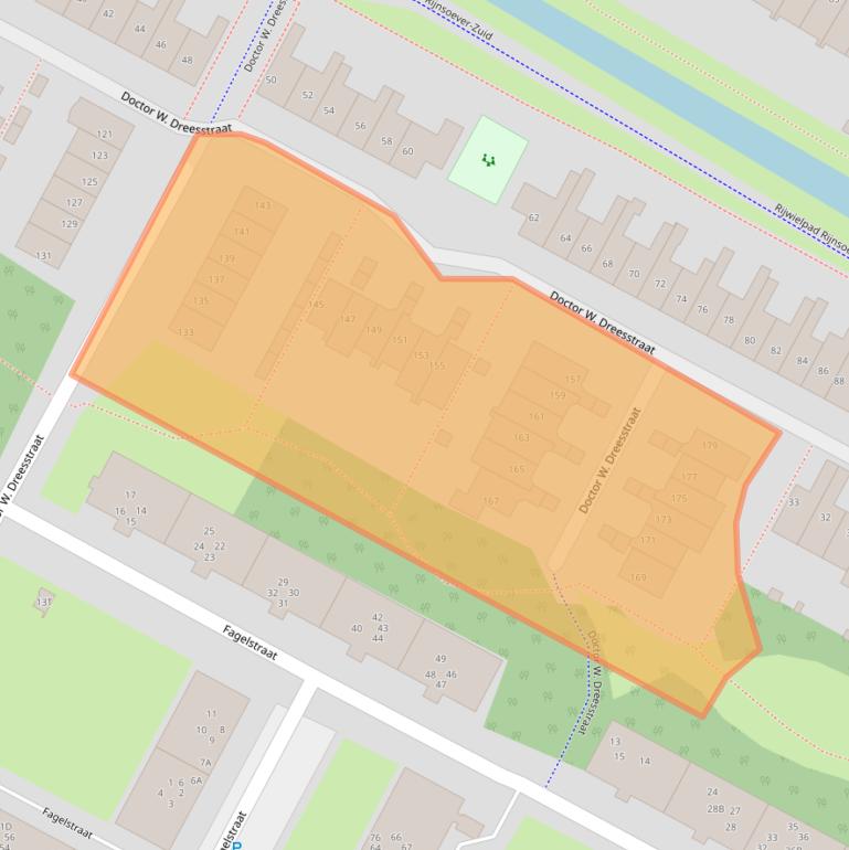 Kaart van postcodegebied 2221LV.