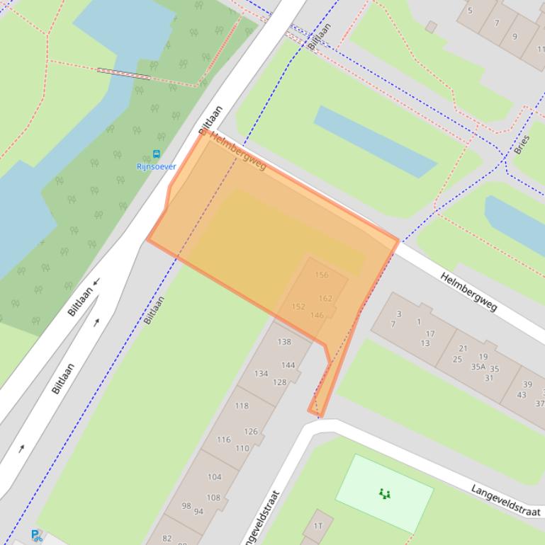 Kaart van postcodegebied 2221TC.