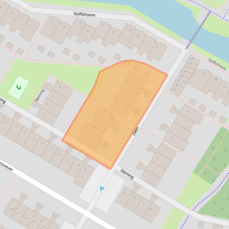 Kaart van postcodegebied 2221XL.