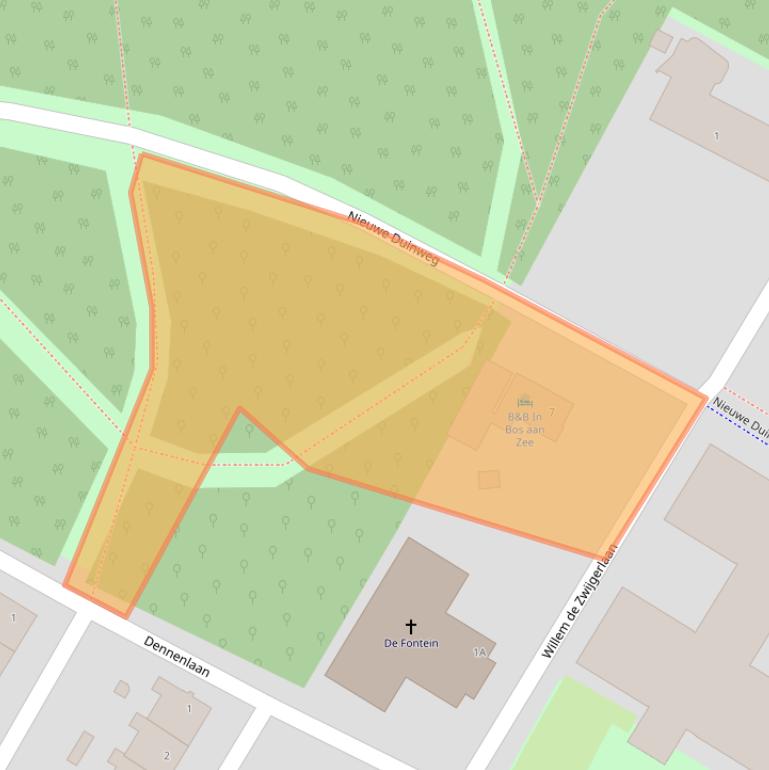 Kaart van postcodegebied 2224EC.