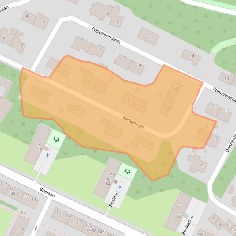 Kaart van postcodegebied 2224EJ.