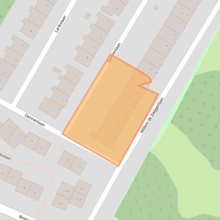 Kaart van postcodegebied 2224ES.